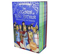 The Legends of King Arthur: Merlin, Magic, and Dragons (Easy Classics) 10 Book Box Set (No Ordinary Boy, The Dark Sorceress, The Sword in the Stone … The Fall of Camelot)
