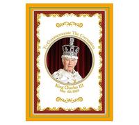 The Leonardo Collection Magnete commemorativo di Sua Maestà Re Carlo III, Multicolore, Taglia Unica