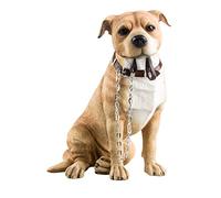 The Leonardo Collection Walkies Range Staffordshire - Statuetta decorativa in resina, 19 x 13 x 8 cm, colore: Carne