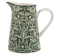 The Leonardo Collection William Morris - Brocca a forma di ghianda, 500 ml, per cucina e casa, bella porcellana fine per esporre vasi, decorativa e pratica, per crema, latte o acqua per uso quotidiano