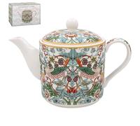 The Leonardo Collection William Morris - Teiera da cucina con ladro di fragole, graziosi accessori da cucina per la casa, senza colino, teiera per uso quotidiano, resistente per casa e ufficio