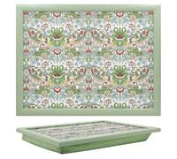 The Leonardo Collection William Morris - Vassoio con motivo ladro di fragole con sacco a sacco per servire i piatti, deliziosi vassoi per mangiare sul grembo per cena o per il respiro, vassoi per