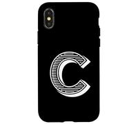 The Letter C Fun Big and Bold per eventi Gruppi di squadre familiari Custodia per iPhone X/XS