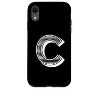 The Letter C Fun Big and Bold per eventi Gruppi di squadre familiari Custodia per iPhone XR