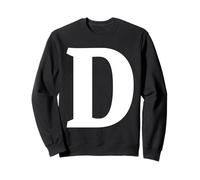 The Letter D Fun Big And Bold per Eventi Gruppi di Squadre familiari Felpa