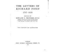 The Letters of Richard Ford