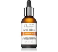 The Library of Fragrance Cinnamon Bun olio corpo per il bagno unisex 60 ml