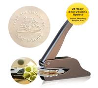 The Library of - Timbro per libri personalizzato, con monogramma, disegni iniziali, timbro personale per amanti dei libri, regalo, matrimonio, adesivo Ex libris (nero, con 10 adesivi)