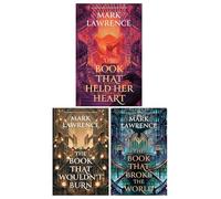 The Library Trilogy by Mark Lawrence 3 Books Collection Set (The Book That Held Her Heart [Hardback], The Book That Broke the World & The Book That Wouldn’t Burn)