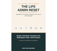 The Life Admin Reset: Everything You Need to Organize Your Life in One Weekend