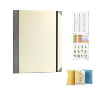 The Life Book - Organizer per documenti multiuso con etichette per passaporti, banconote, foto, lettere e documenti immobiliari, raccoglitore per pianificazione immobiliare, nel caso in cui muoia