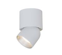 The Light Group Faretto da soffitto LED SLC CUP, bianco/argento, 927, Ø 7,5 cm, dimmerabile The Light Group