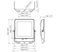The Light Group Faro da cantiere SLC Lite LED 4.000 K, 50 W SLC1430
