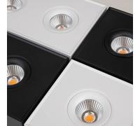 The Light Group SLC DL04 Surface X2 plafoniera 3.000K nero The Light Group