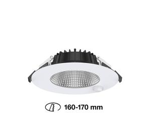 The Light Group SLC Shift downlight LED Ø 18cm bianco con sensore The Light Group