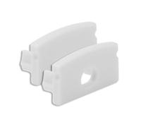 The Light Group Tappo terminale profilo SLC A1, grigio, 2 pezzi The Light Group