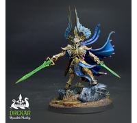 The Light of Eltharion Lumineth Realm-lords COMMISSIONE dipinto