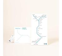 The Line - Linea 13 - RATP - Sagoma decorativa da parete - Skyline - 13 cm