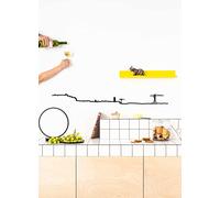 The Line - Nantes - Silhouette decorativo da parete - Skyline - 125 cm - nero