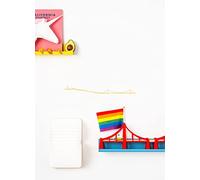 The Line - San Francisco 2 - Silhouette decorativo da parete - Skyline - 50 cm - oro