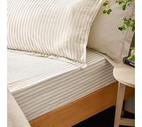 The Linen Yard Hebden Lenzuolo con Angoli, Lino, Naturale, Super King