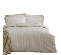 The Linen Yard Hebden Mélange Strisce Set Copripiumino - 100% Cotone (RV2572)