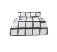 The Linen Yard Mohair A Quadri Set Copripiumino - 100% Cotone (RV2461)