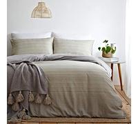 The Linen Yard Set Copripiumino Signature Ombre, Cotone, Naturale, King