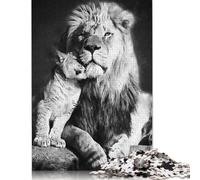 The Lion Jigsaw Puzzle Impossibili 1000 Pezzi Decorazione Per La Casa. Giochi Rilassamento E Intelligence Per Adulti E Bambini Da 12 Anni 1000pcs (75x50cm)