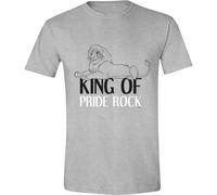 The Lion King - King of Pride Rock Men T-Shirt - Grey XXL
