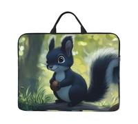 The Little Black Squirrel Notebook Custodia Con Maniglia Laptop 14 Pollice Computer Sleeve Per Donne Uomini Copertura Imbottita Borsa Del Computer Portatile