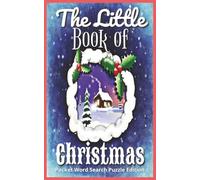 The Little Book of Christmas - Pocket Word Search Puzzle Edition: Unique Christmas gift | 5×8 inch pocket-size mini word search, travel-friendly ... relaxing brain exercise | Includes gift page