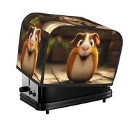 The Little Brown Mouse - Copertura per tostapane, 2 fette, per piccoli elettrodomestici da cucina, con tasche, protegge da polvere e impronte digitali