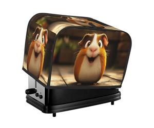 The Little Brown Mouse - Copertura per tostapane, 2 fette, per piccoli elettrodomestici da cucina, con tasche, protegge da polvere e impronte digitali