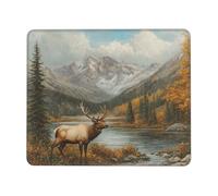 The Little Deer - Tappetino per mouse per ufficio, studio e gioco, con forte adesione e superficie spessa e confortevole