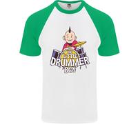 The Little Drummer Boy Divertente Maglietta A Maniche Corte Da Baseball Per Uomo