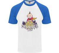 The Little Drummer Boy Divertente Maglietta A Maniche Corte Da Baseball Per Uomo