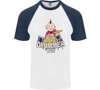 The Little Drummer Boy Divertente Maglietta A Maniche Corte Da Baseball Per Uomo