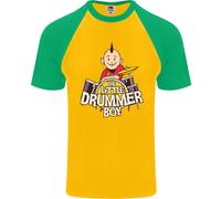 The Little Drummer Boy Divertente Maglietta A Maniche Corte Da Baseball Per Uomo