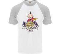 The Little Drummer Boy Divertente Maglietta A Maniche Corte Da Baseball Per Uomo