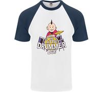 The Little Drummer Boy Divertente Maglietta A Maniche Corte Da Baseball Per Uomo