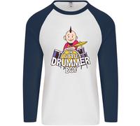 The Little Drummer Boy Divertente Maglietta A Maniche Lunghe Da Baseball Uomo