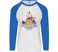 The Little Drummer Boy Divertente Maglietta A Maniche Lunghe Da Baseball Uomo