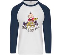 The Little Drummer Boy Divertente Maglietta A Maniche Lunghe Da Baseball Uomo