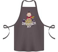 The Little Drummer Ragazzo Divertente Drumming Tamburo Cotone Grembiule 100%