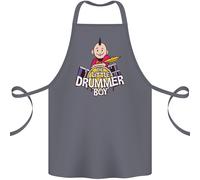 The Little Drummer Ragazzo Divertente Drumming Tamburo Cotone Grembiule 100%