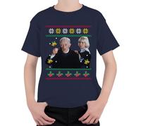The Little Lord - Ugly Christmas Sweater Regalo di Natale Maglietta unisex per bambini, Navy, 128
