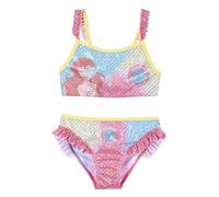 The Little Mermaid Bambina Costume Da Bagno Due Pezzi (Giallo,3 anni)