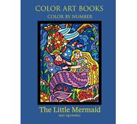 The Little Mermaid - Color by Number book : Superior paper edition