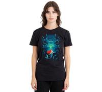 The Little Mermaid Ursula Ariel Ladies T Shirt, Black, Nero, XL Donna